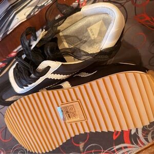 Dolce Vita Black and White Athletic Shoes